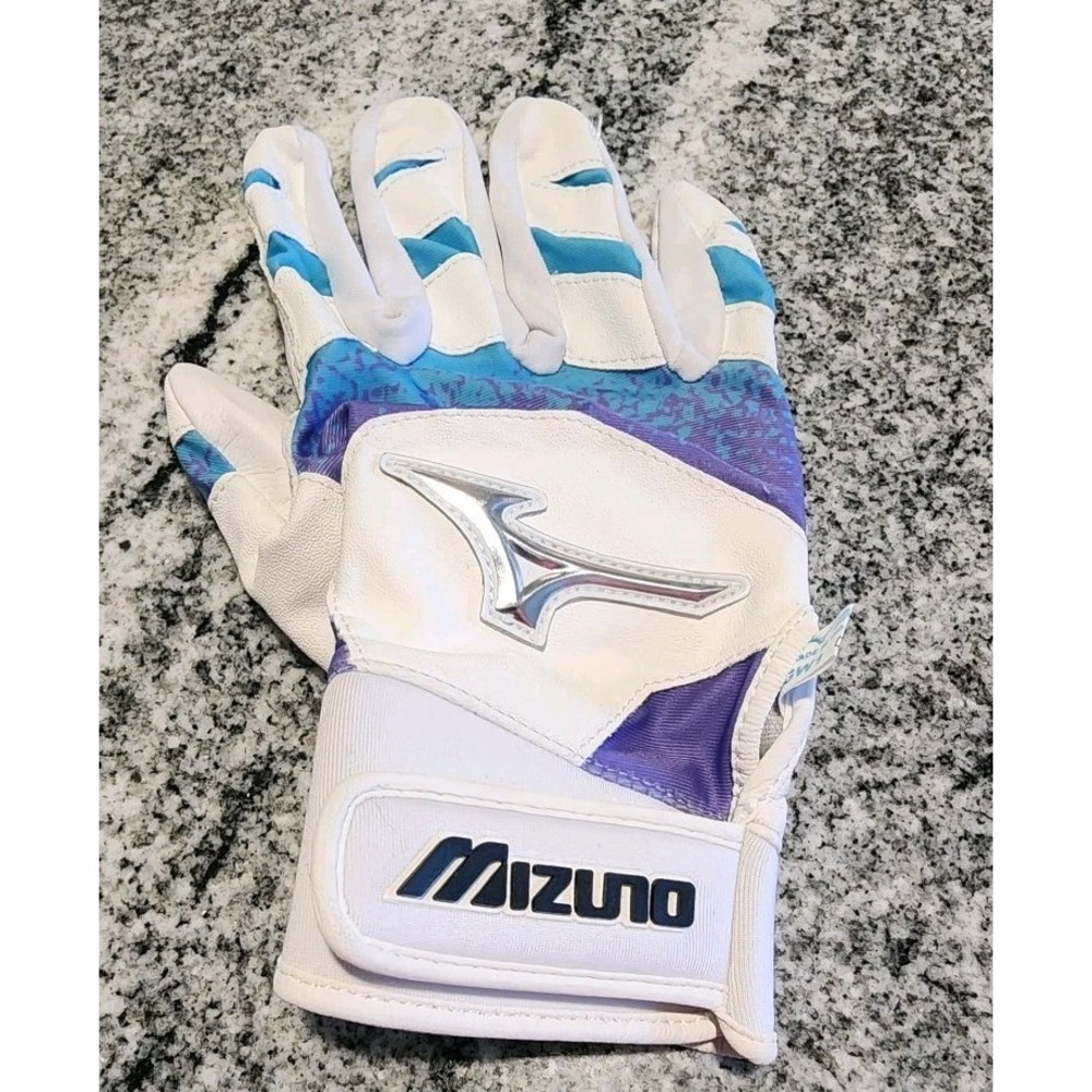 MIZUNO SOFTBALL BATTING GLOVE JENNIE FINCH WOMENS SIZE SMALL RIGHT HAND WHITE